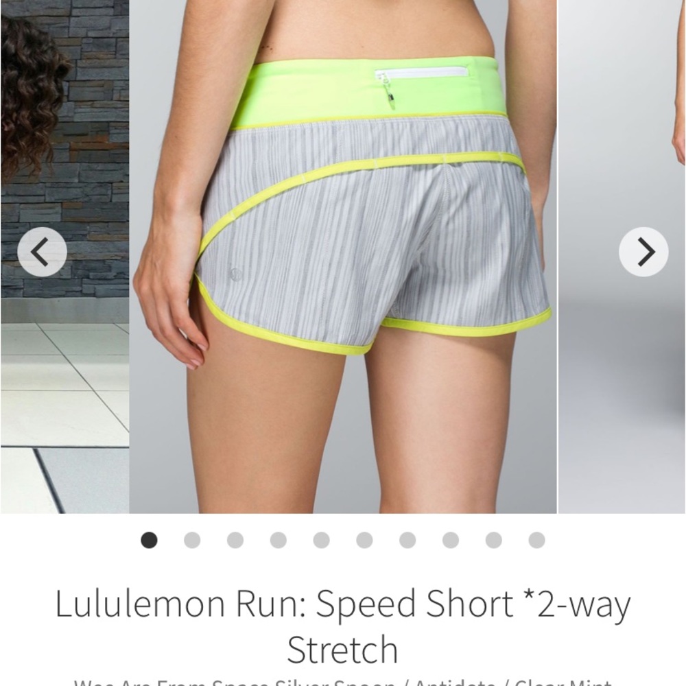 Lululemon speed up shorts